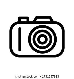 camera icon or logo isolated sign symbol vector illustration - high quality black style vector icons
