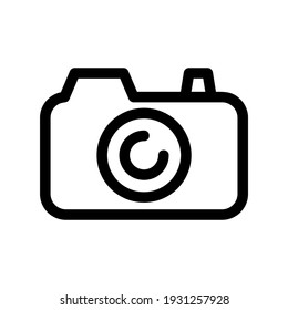 camera icon or logo isolated sign symbol vector illustration - high quality black style vector icons
