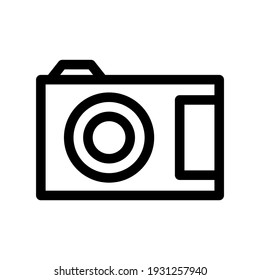 camera icon or logo isolated sign symbol vector illustration - high quality black style vector icons
