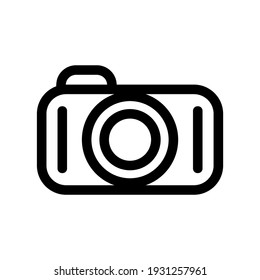 camera icon or logo isolated sign symbol vector illustration - high quality black style vector icons
