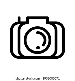 camera icon or logo isolated sign symbol vector illustration - high quality black style vector icons

