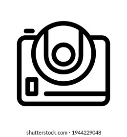 camera icon or logo isolated sign symbol vector illustration - high quality black style vector icons
