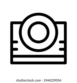 camera icon or logo isolated sign symbol vector illustration - high quality black style vector icons
