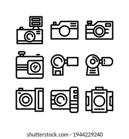 camera icon or logo isolated sign symbol vector illustration - Collection of high quality black style vector icons
