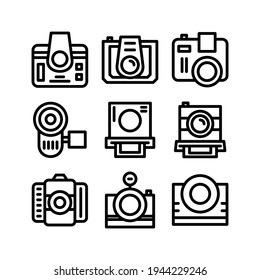 camera icon or logo isolated sign symbol vector illustration - Collection of high quality black style vector icons
