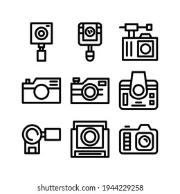 camera icon or logo isolated sign symbol vector illustration - Collection of high quality black style vector icons
