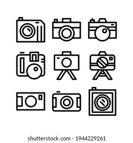 camera icon or logo isolated sign symbol vector illustration - Collection of high quality black style vector icons
