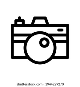 icono de cámara o logotipo símbolo de signo aislado ilustración vectorial - iconos vectoriales de estilo negro de alta calidad
