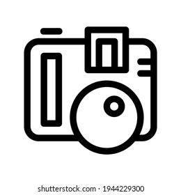 camera icon or logo isolated sign symbol vector illustration - high quality black style vector icons
