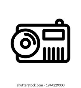 camera icon or logo isolated sign symbol vector illustration - high quality black style vector icons
