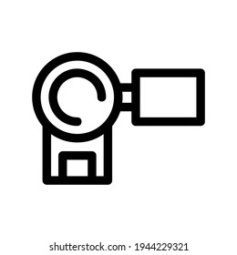 camera icon or logo isolated sign symbol vector illustration - high quality black style vector icons

