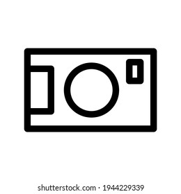 camera icon or logo isolated sign symbol vector illustration - high quality black style vector icons
