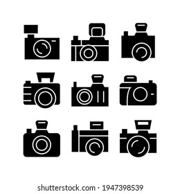 camera icon or logo isolated sign symbol vector illustration - Collection of high quality black style vector icons
