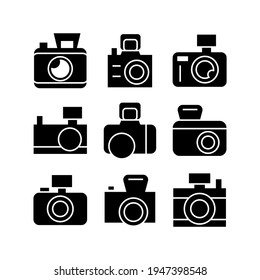 camera icon or logo isolated sign symbol vector illustration - Collection of high quality black style vector icons
