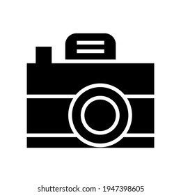 camera icon or logo isolated sign symbol vector illustration - high quality black style vector icons
