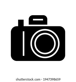 camera icon or logo isolated sign symbol vector illustration - high quality black style vector icons
