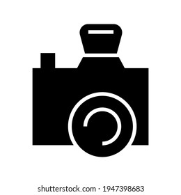 camera icon or logo isolated sign symbol vector illustration - high quality black style vector icons
