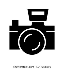 camera icon or logo isolated sign symbol vector illustration - high quality black style vector icons
