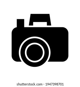 camera icon or logo isolated sign symbol vector illustration - high quality black style vector icons
