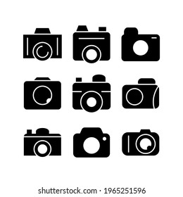 camera icon or logo isolated sign symbol vector illustration - Collection of high quality black style vector icons
