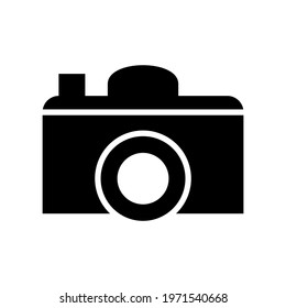 camera icon or logo isolated sign symbol vector illustration - high quality black style vector icons

