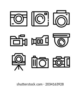 camera icon or logo isolated sign symbol vector illustration - Collection of high quality black style vector icons
