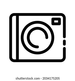 Kamerasymbol oder Logo einzeln auf Zeichen, Vektorgrafik - hochwertige Vektorsymbole in schwarzem Stil
