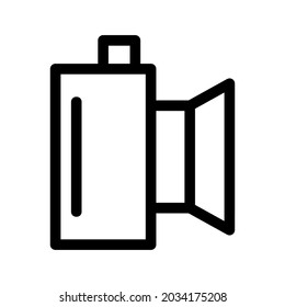 icono de cámara o logotipo símbolo de signo aislado ilustración vectorial - iconos vectoriales de estilo negro de alta calidad
