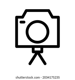 camera icon or logo isolated sign symbol vector illustration - high quality black style vector icons
