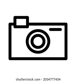 camera icon or logo isolated sign symbol vector illustration - high quality black style vector icons
