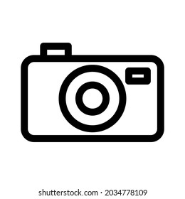 camera icon or logo isolated sign symbol vector illustration - high quality black style vector icons
