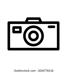 camera icon or logo isolated sign symbol vector illustration - high quality black style vector icons
