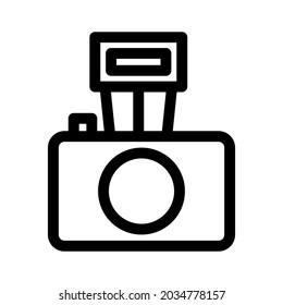 camera icon or logo isolated sign symbol vector illustration - high quality black style vector icons
