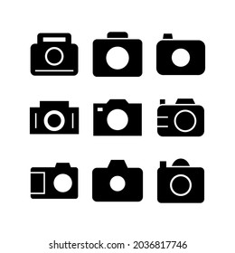 camera icon or logo isolated sign symbol vector illustration - Collection of high quality black style vector icons
