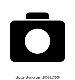 camera icon or logo isolated sign symbol vector illustration - high quality black style vector icons
