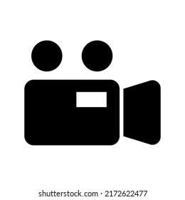 icono de cámara o logotipo símbolo de signo aislado ilustración vectorial - iconos vectoriales de estilo negro de alta calidad
