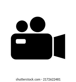 icono de cámara o logotipo símbolo de signo aislado ilustración vectorial - iconos vectoriales de estilo negro de alta calidad
