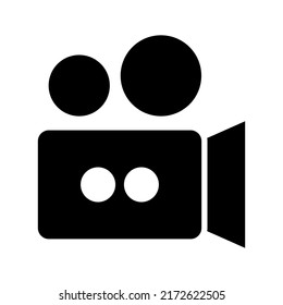 icono de cámara o logotipo símbolo de signo aislado ilustración vectorial - iconos vectoriales de estilo negro de alta calidad

