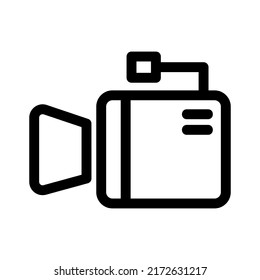 Kamerasymbol oder Logo einzeln auf Zeichen, Vektorgrafik - hochwertige Vektorsymbole in schwarzem Stil
