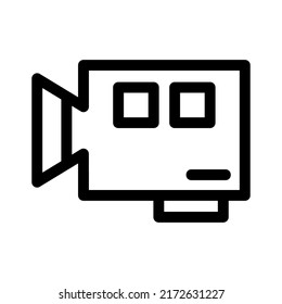 camera icon or logo isolated sign symbol vector illustration - high quality black style vector icons
