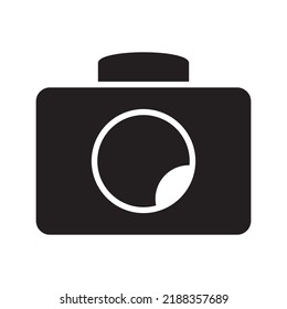 camera icon or logo isolated sign symbol vector illustration - high quality black style vector icons
