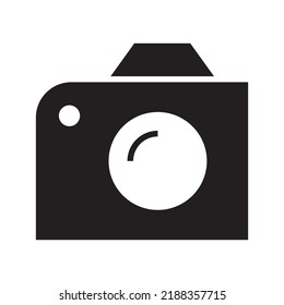 camera icon or logo isolated sign symbol vector illustration - high quality black style vector icons
