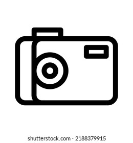 camera icon or logo isolated sign symbol vector illustration - high quality black style vector icons
