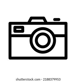 camera icon or logo isolated sign symbol vector illustration - high quality black style vector icons
