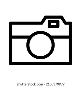 camera icon or logo isolated sign symbol vector illustration - high quality black style vector icons
