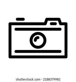 camera icon or logo isolated sign symbol vector illustration - high quality black style vector icons
