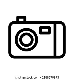 camera icon or logo isolated sign symbol vector illustration - high quality black style vector icons
