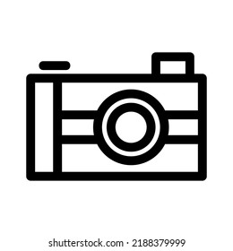 camera icon or logo isolated sign symbol vector illustration - high quality black style vector icons
