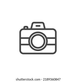 camera icon or logo isolated sign symbol vector illustration. Camera symbol for your web site design, logo, app, UI. Vector illustration, EPS10.