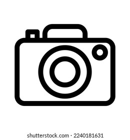 camera icon or logo isolated sign symbol vector illustration - high quality black style vector icons
